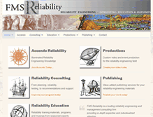 Tablet Screenshot of fmsreliability.com